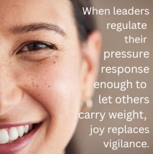 Read more about the article Replace Vigilance with Joy in Your Leadership