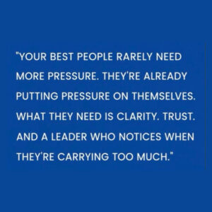 Read more about the article How to Know When Your Best People Are Carrying Too Much